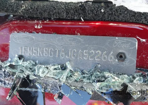 2018 Ford Explorer Sport from USA, damaged, VIN 1FM5K8GT6JGA52266